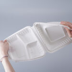 6×6″ Plastic Clamshell Container