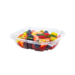 8oz Clear Safety Lock Containers