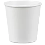 4 oz White Single Wall Hot Paper Cups
